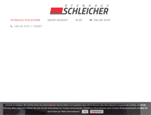Tablet Screenshot of ofenhaus-schleicher.de